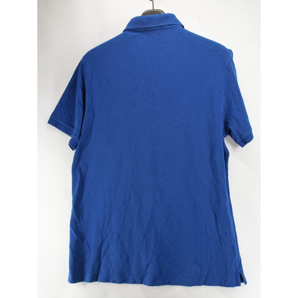 Burberry Brit Mens XXL 2XL Polo Shirt Blue Piqué Cotton Short Sleeve Casual - Picture 8 of 8